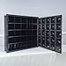 FixtureDisplays® Recess Wall Mount Cell Phone Storage Locker, 25 Doors, Front Admin Access, Resettable Combination Locks 37.4