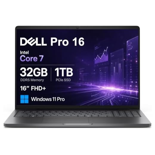 Dell Pro 16 PC16250 (Next Gen Latitude 5550) Business Laptop, 16" FHD+, Anti-Glare, Intel Core 7 150U (> Ultra 7 165U), 32GB DDR5, 1TB SSD, Thunderbolt 4, Ethernet, Numeric KB, Fast Charge, Win 11 Pro
