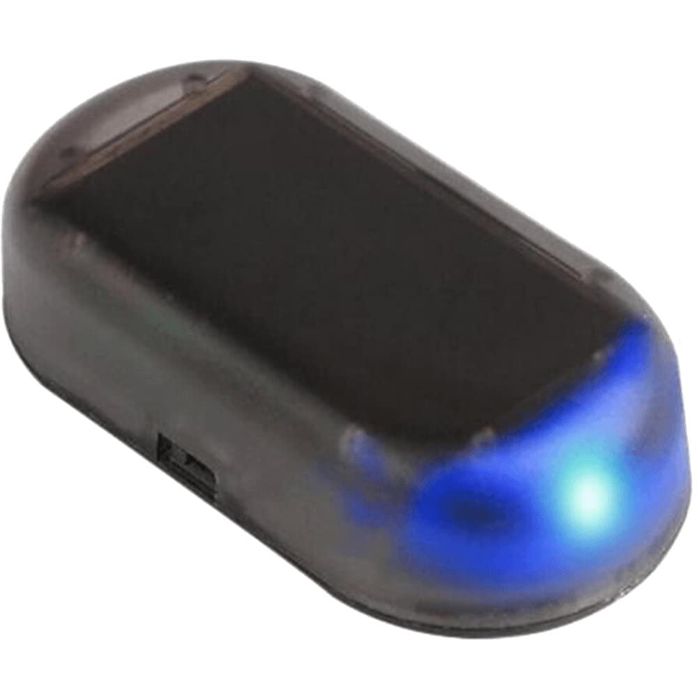 Car Alarm Light Anti-Theft Warning Lights Flashing Lamp Solar Power Simulated Car Alarm Led Light