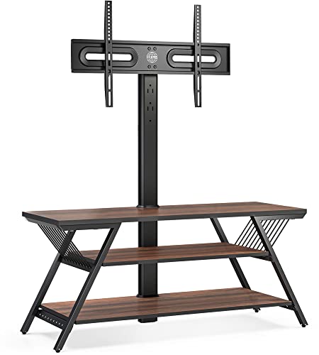 FITUEYES TV Ständer TV Schrank mit Halterung aus Holz für Fernseher 32-65...