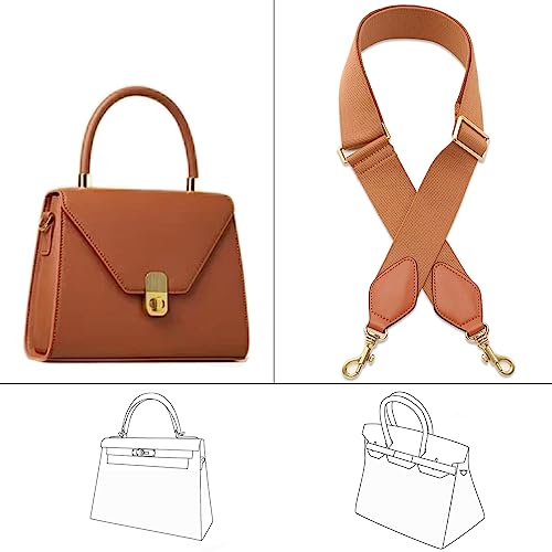 Purse Strap Replacement Crossbody Wide Shoulder Strap Adjustable Canvas Straps Handbag Strap Replacement Belts2