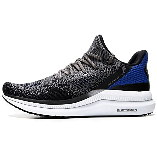 Tênis Racer Knit 2.0, Fila, Masculino, Grafite/Preto/Azul, 41