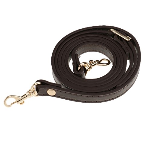 Preisvergleich Produktbild 20cm Trageriemen Schulterriemen Schultergurt Tragegurt Damen Handtaschen Schultertasche Zubehör Lederband Lederriemen - Kaffee