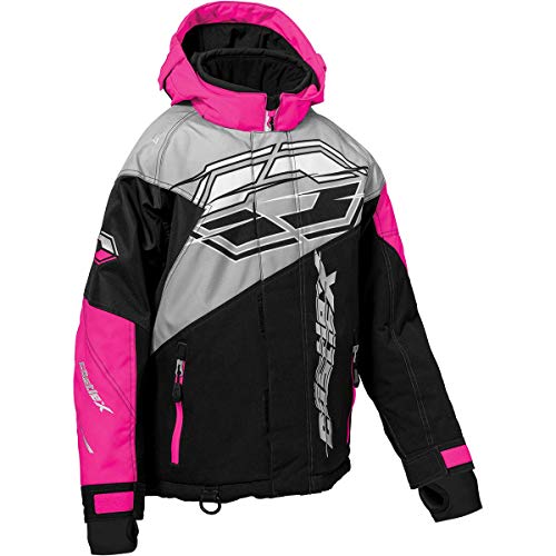 Castle X Youth Code Jacket in Silver/Black/Pink Glo, Size Large