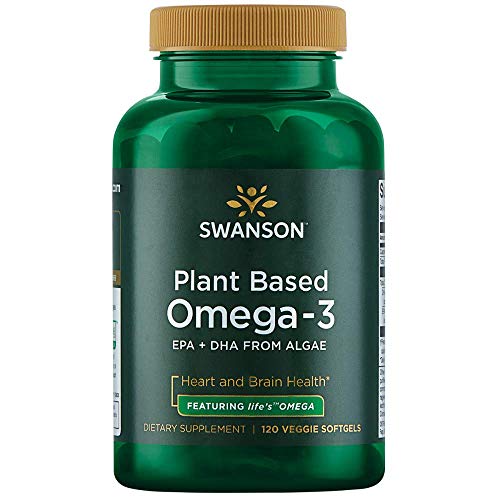 Swanson Plant Based Omega-3 300 Milligrams 120 Veg Sgels Fish Oil