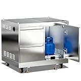 BODEGA Outdoor Stainless-Steel Kitchen Drawers Cabinet For Built-in BBQ Grill .Stainless-Steel outdoor kitchen grill cabinet with 2 Drawers and Propane Tank Storage,(Fits 30"-MK04SS304 Propane Grill).