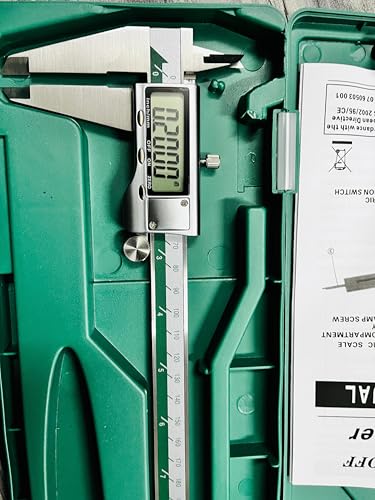 Image of 300mm Digital Vernier Caliper (12 Inch), Stainless Steel Electronic Measuring Tool with LCD Display, 0.01mm Accuracy, Inch /MM Conversion, Precision Measuring Gauge for Engineering & Industrial Use