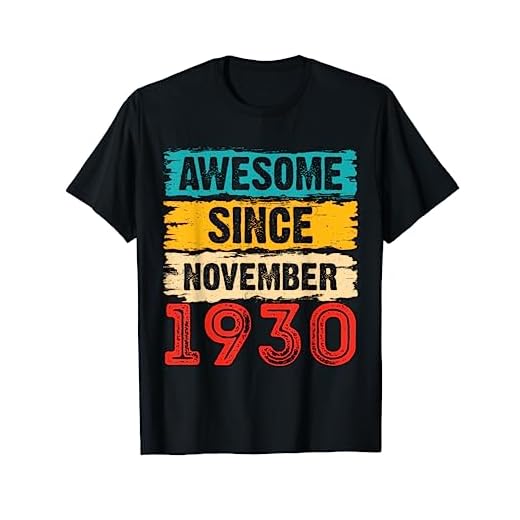 Regalos de 93 años de edad impresionante desde noviembre de 1930 Camiseta