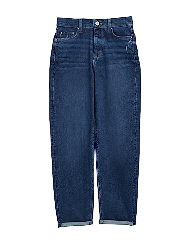 Image of Marks & Spencer Womens Light Wash High Rise Boyfriend Fit Jeans