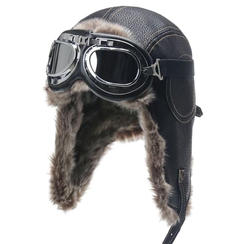Couvre-chef épais isolé pour femme : chapeau de trappeur d'hiver chaud et élégant pour le ski
