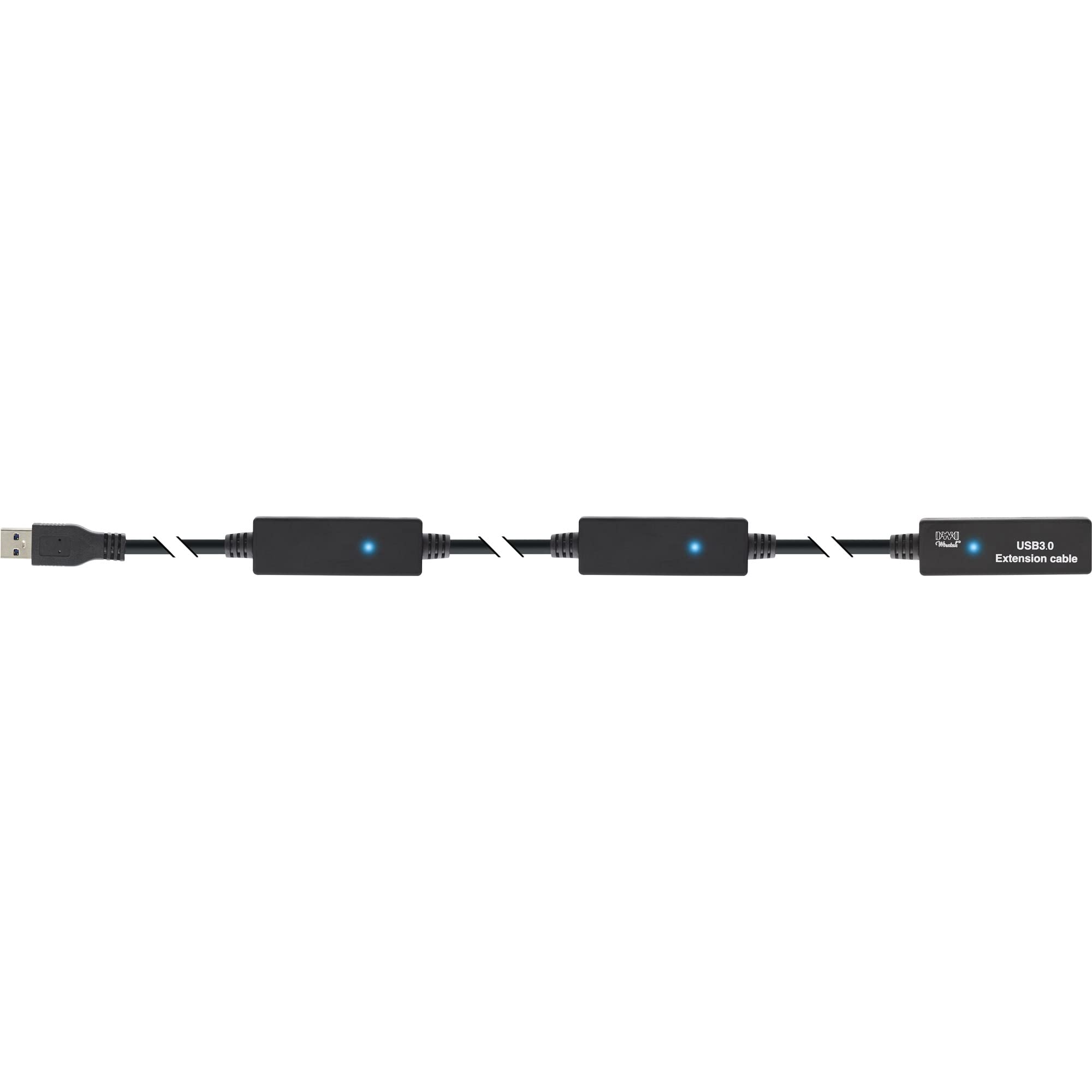 InLine 22339 Cavo USB 3.0, Attivo, Prolunga, Type-A Maschio/Femmina, 15 m, Nero