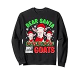 Photo Gallery camicia natalizia con capra "dear santa just bring goats mama billy felpa Photo Gallery camicia natalizia con capra "dear santa just bring goats mama billy felpa
