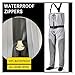 XYHTPP Fishing Wader Convertible Stout Stockingfoot with Zipper Waterproof Breathable Wading Adventure(S)