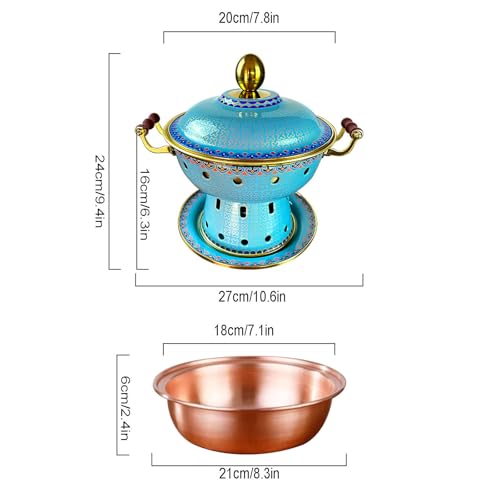 Olla Tradicional China de Cobre para Cocina miniatura 6