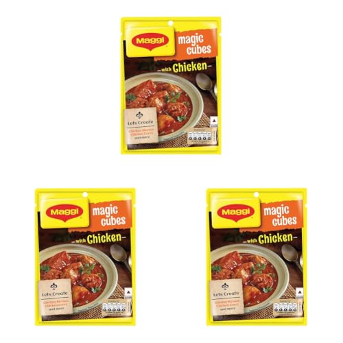 Image of MAGGI MAGIC Cubes, Chicken Masala, 40g (Pack of 3)