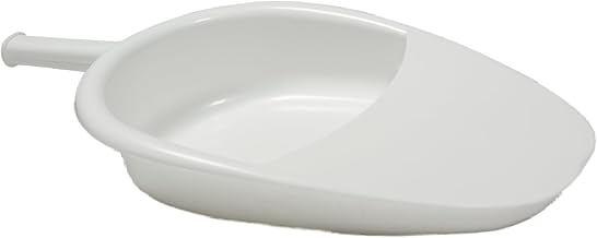 MEDICALAB Sanitary Frying Pan, Made in Italy, Frying Pan for Disabled, Elderly and Elderly, Sterilizable in Polypropylene, White (Without Lid)