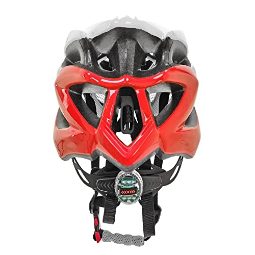 Capacete Absolute Wild Branco Vermelho Bicicleta Ciclismo Tam 58-61cm