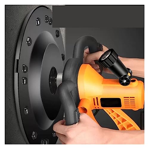 Lijadora de Pared, Máquina eléctrica de paleta de mortero de cemento de hormigón Mezclador automático Máquina pulidora de alisado de paredes de enyesado,Recolección Eficiente de Polvo