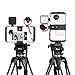 Ulanzi U Rig Pro Video Rig for iPhone, Phone Stabilizer Rig w Triple Cold Shoe Mount,Phone Tripod Mount for iPhone 16 15 14 13 12 11 Pro Max XS Max X 8 plus OnePlus 7 Pro Samsung Google Pixel Vlogging