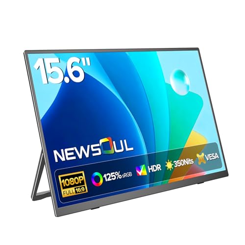 Newsoul ポータブルモニター 15.6 Amazon.co.jp: Newsoul ポータブルモニター 15.6インチ 125%sRGB