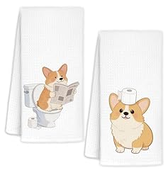 Children's Corgi in the Bathroom