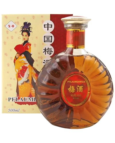 Kaiserpalast Ume Pflaumen-Wein 10,5% vol., japanischer Pflaumenwein aus der Ume Frucht, geeignet als Aperitif oder zur Zubereitung von Cocktails, 1 x 500 ml (Packung mit 6)