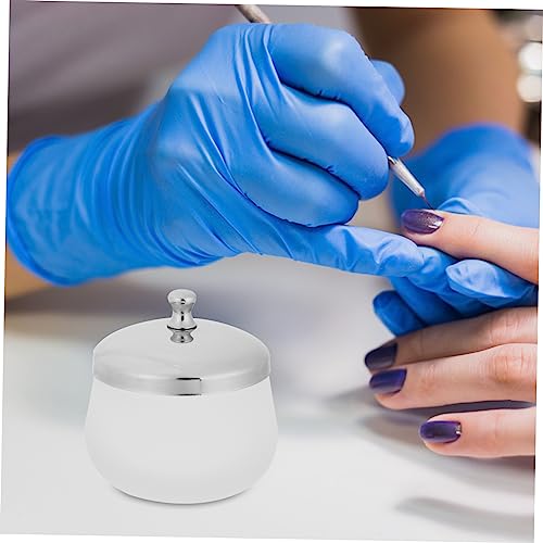 VALICLUD 2 piezas recipiente de cristal para arte de uñas miniatura 6