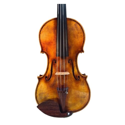 アンサンブル・デ・ヴァイオリン アコースティーク・プリーヌ・グランデュール Aグレートプロフェッショナルバイオリン ヴィンテージニス ハンドメイド 4/4 ケース付きボウアクセサリー(3/4)