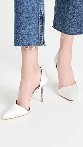 Badgley Mischka Women's OZARA II Pump, Soft White, 9 M US | Image 2