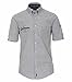 CASAMODA Freizeithemden gestreift Casual Fit Mittelblau XL