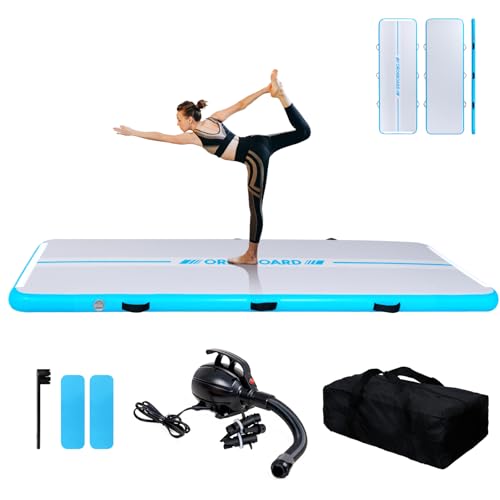 OROHBOARD Inflatable Gymnastics Mat - 10’ Thick...
