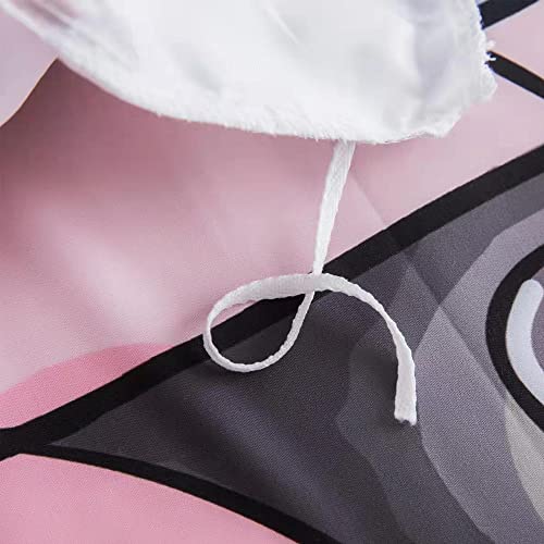 Adasmile A & S Elephant Duvet Cover For Kids Girls Lovely Cartoon Animals Elephant With Butterfly And Bird Bedding Set 1 Comforter Cover 2 Pillow Covers, 3 Pieces Twin Size #TOP6