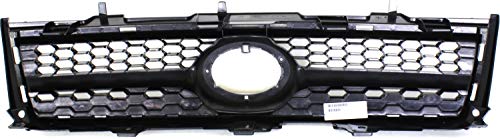 Evan-Fischer Grille Assembly Compatible With 2009-2012 Toyota Rav4 Textured Black Shell And Insert 2.5L Eng Base/Sport Models #TOP3