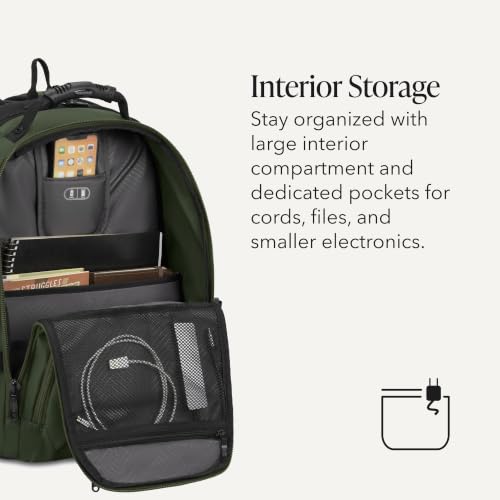 Image of SWISSGEAR Sion 2-Piece Travel Set, Softside Expandable Carry-On Spinner Bundled with 1900 ScanSmart 17 inch Laptop Backpack with RFID Blocking & Tech Organization, Evergreen