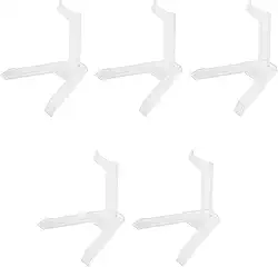 MY MIRONEY Clear Action Figure Display 5Pcs Flexible Action Base Holder for 1/144 SD BB Gundam Figure Models