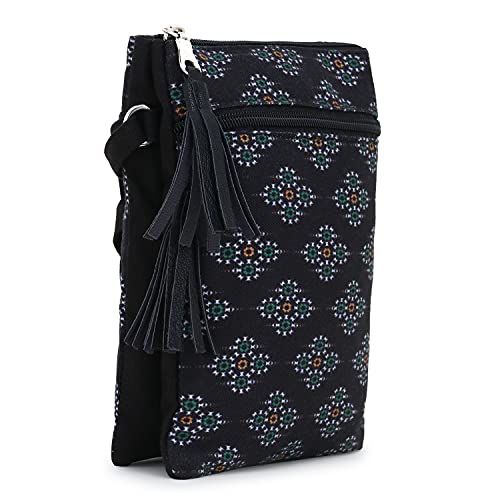 Image of Anekaant Canvas Chevron Printed Sling Bag