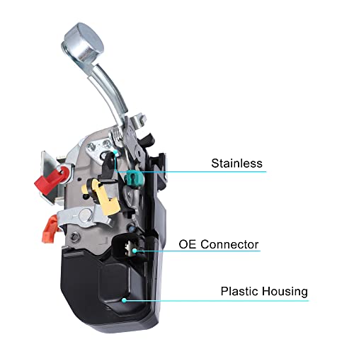 Image of X AUTOHAUX Front Left Driver Side Power Door Lock Actuator Motor for Jeep Liberty Sport Utility 2002 2003 2004 2005 931-686 55177043AC 55177043AD