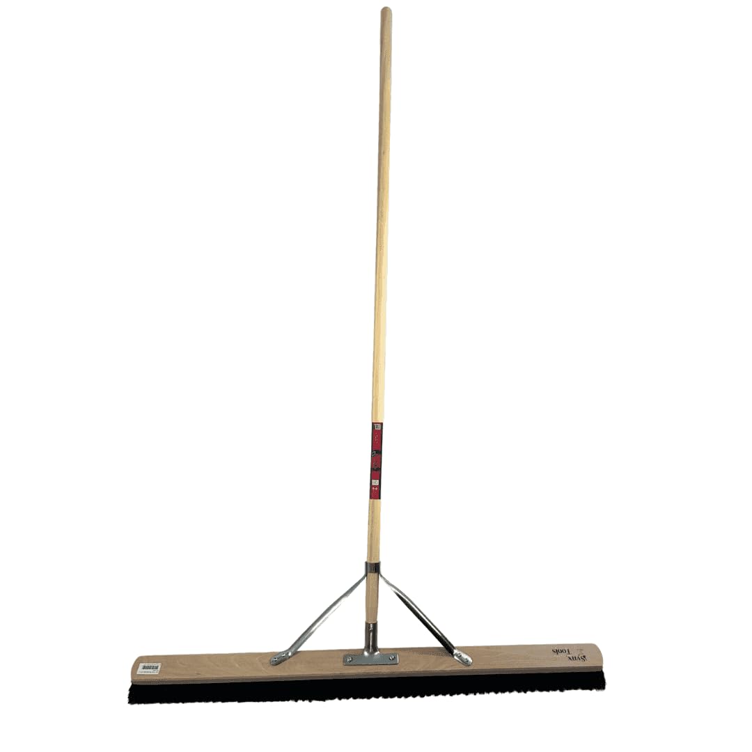 Synx Zaalveger 100 cm Pelo de Caballo - Cepillo Suave - Cepillos - con Mango de 150 cm