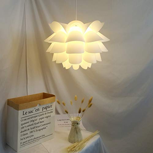 Chandelier moderno de polipropileno resistente estilo europeo blanco 3