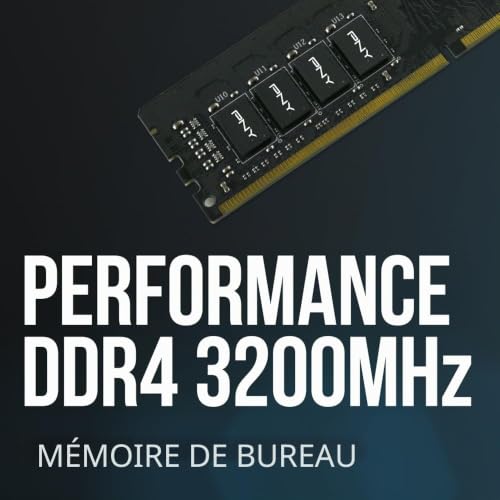 PNY MD16GSD43200 TB 1 x DDR4 3200 MHz 288 pin DIMM 1 x 3200 MHz RAM DDR4 DIMM Mémoire vive - vue 6