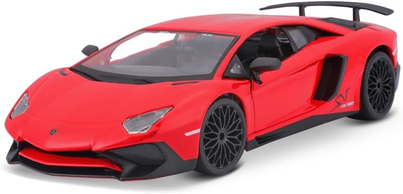 Bburago 18-21079 B 1, 24 Escala A Lamborghini Aventador Modelo DIE-CAST, Multicolor
