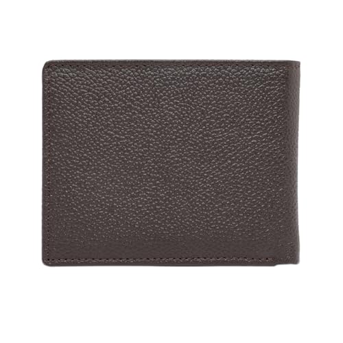 Image of Aeropostale Men's SLIMFOLD Wallet Tucson - Brown | Pebbled Leather | Formal & Minimalist Carry | Ideal for Gifting