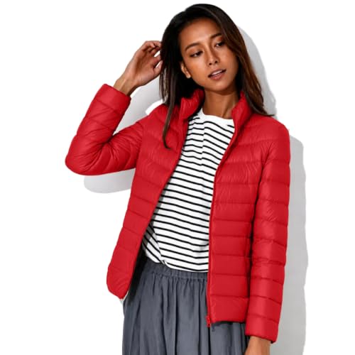 fartey Lightweight Puffer Jacket Women Warm Winter Padded Coat with Pockets - image 3