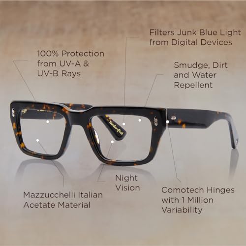 Image of Shisen Fox Habiki 2.0 Acetate Spectacles Frames for Men & Women with Demo Lenses | Classic Oval Full Rim Eyeglass Frame | Durable & Stylish Eye Frames for Men & Women