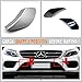Front Tow Cover Fit 15-19 Mercedes Benz W292 X166 Facelift ML GLE GL GLS AMGLine for 250 300 320 350 400 450 500 550 43 63 2015 2016 2017 2018 2019 bumper towing Hook Eye Cap (Pair white)