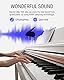 Donner Digitalpiano 88 Tasten Gewichtet DDP-100, Anfänger Keyboard Piano Bundle mit Möbelständer, Netzadapter, Weiß
