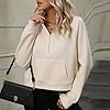 2025 Autumn Sweatshirt For Women Lapel 1/4 Zip Up ... #5