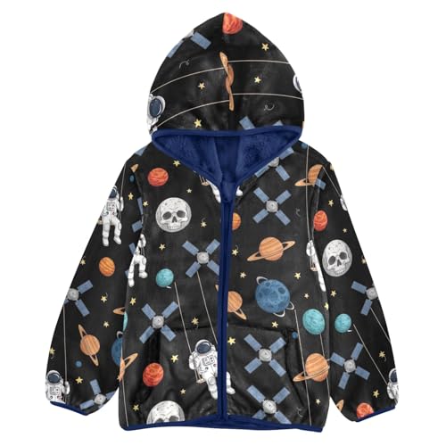 Space Astronaut Boy Winter Coat Thick Snow Jacket for Toddler Boy 3T