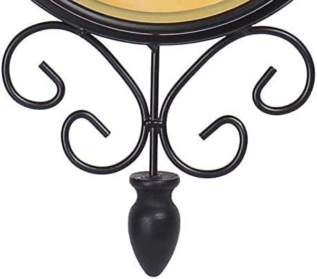 Miniatura 6 de Reloj de pared nórdico de doble cara retro de metal negro silencioso de hierro shabby chic, relojes de pared para decoración del hogar, ideas de