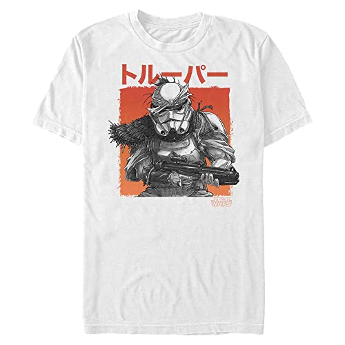 T-shirt Star Wars homme grande taille 3XL noir imprimé Visions Trooper